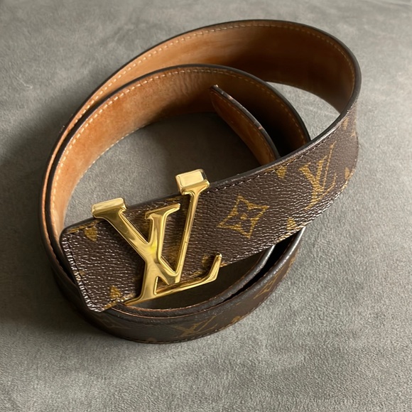 Louis Vuitton LV Initial Belt Brown M9608 90/36